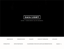 Tablet Screenshot of gaia-light.com